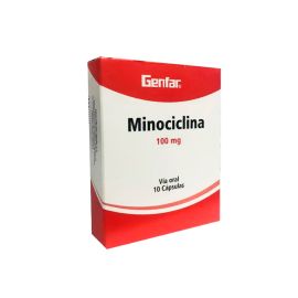 Minociclina 100 Mg X 10 Cap