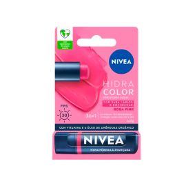 Nivea Solar Bloqueador Labial Hidracolor Rosa Pink