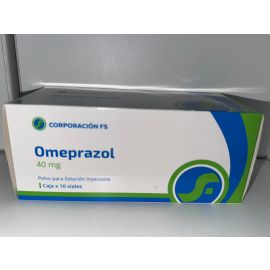 OMEPRAZOL 40 MG POLVO PARA SOLUCION INY X10 VIALES