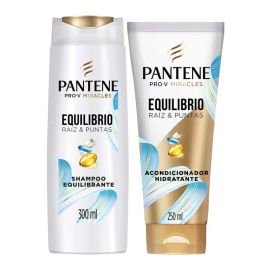 Pantene Oferta Shampoo 300 Ml Acond 250 Ml Equilibrio Puntas Resecas