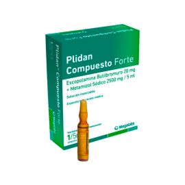 Plidan Compuesto Forte 20Mg+250Mg/5Ml Sol Iny X 1 Amp