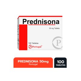 Prednisona 50Mg X 100 Tabletas