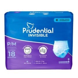Prudential Panty Invisible M P Moderant 18 Unidades