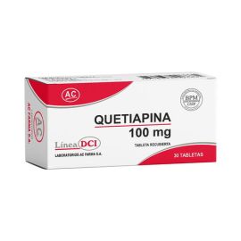 Quetiapina 100Mg X30 Tab