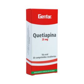 Quetiapina 25Mg