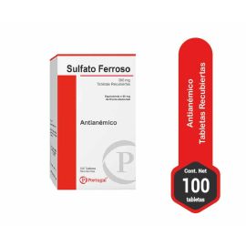 Sulfato Ferroso 300Mg X 100 Ta