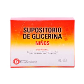 Supositorio De Glicerina Niños