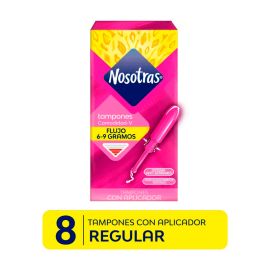 Tampon Nosotras Aplicador Regular X8