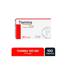 Tiamina 100 Mg X 100 Tab