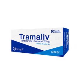 Tramaliv 37 5Mg 325Mg X10 Tabletas Rec