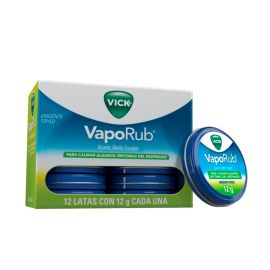Vick Vaporub 12Gr X 12 Latitas