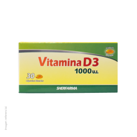 Vitamina D3 1000Ui X30 Capsulas Blandas
